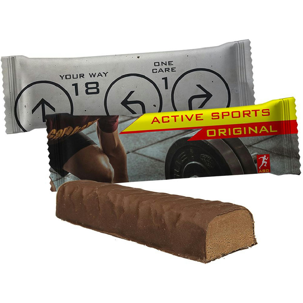 Product image Protein-Riegel Kakao, ca. 50g, Flowpack Werbeartikel