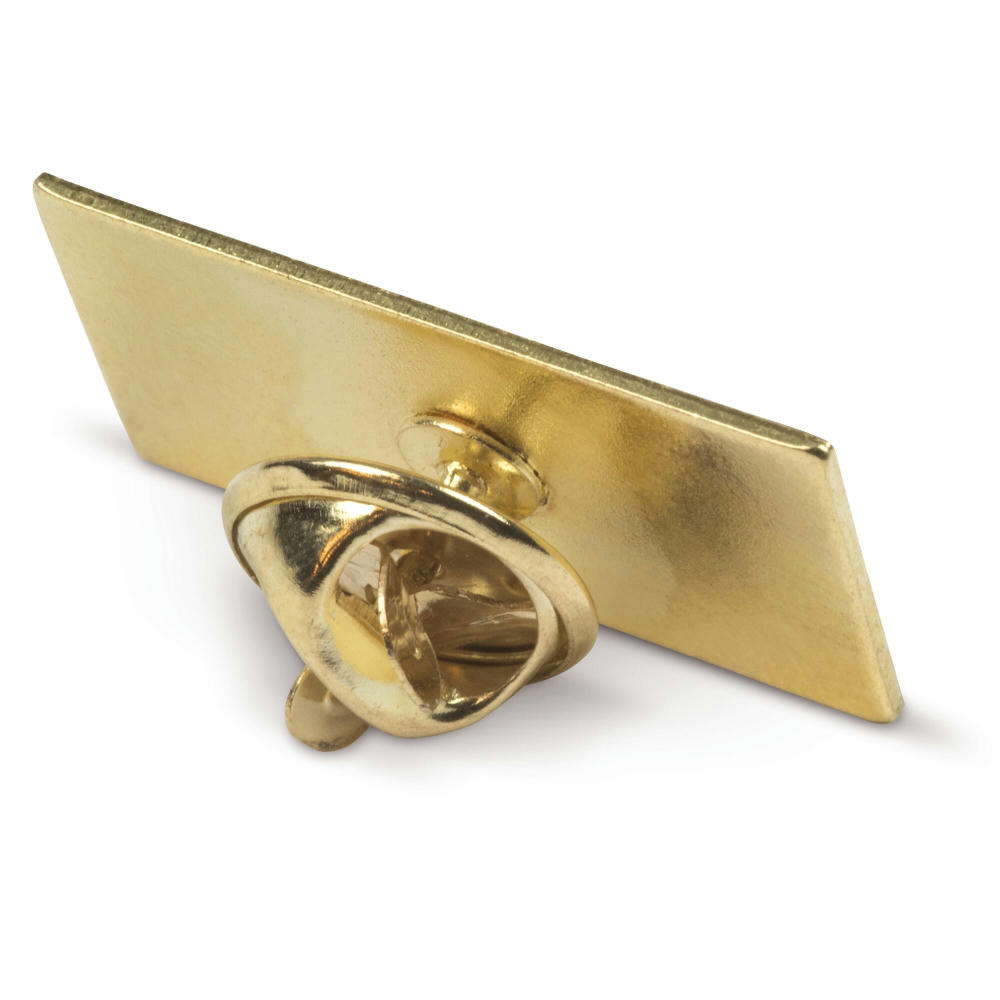 Metall Pin rechteckig 26x14mm Werbeartikel