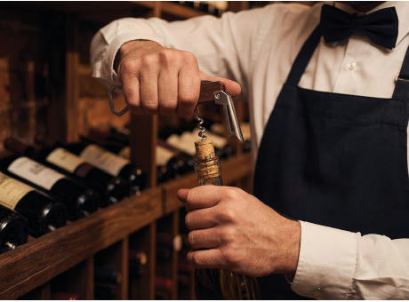 Kombiflaschenöffner ‘Hexagone’, clear Werbeartikel