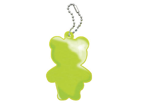 Weich-Reflektor mit Kugelkette, Bär Werbeartikel