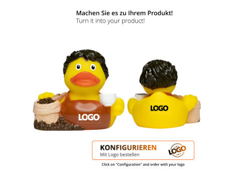 Quietsche-Ente Kaffee Werbeartikel