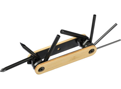 Werkzeugsatz Edna aus Kohlenstoffstahl Werbeartikel