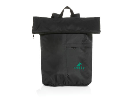 Dillon AWARE™ RPET faltbarer Lightweight-Rucksack bedrucken