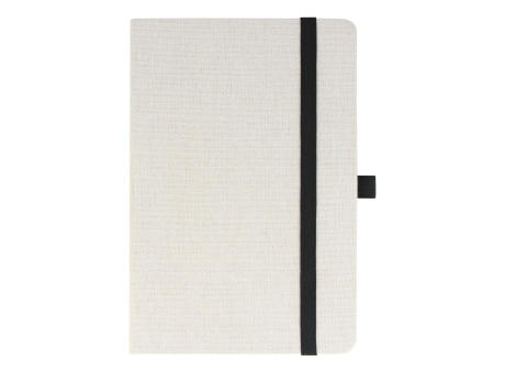 Notizbuch aus recycelter Baumwolle &amp; R-PET A5 Werbeartikel