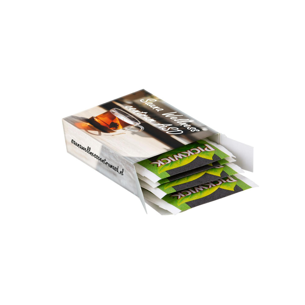 Product image Kästchen mit 4 Teebeuteln Werbeartikel