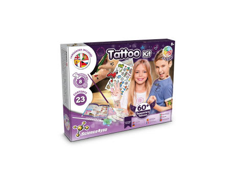 Tattoo Factory Kit II. Lernspiel lieferung inklusive einer kraftpapiertasche (100 g/m²) Werbeartikel