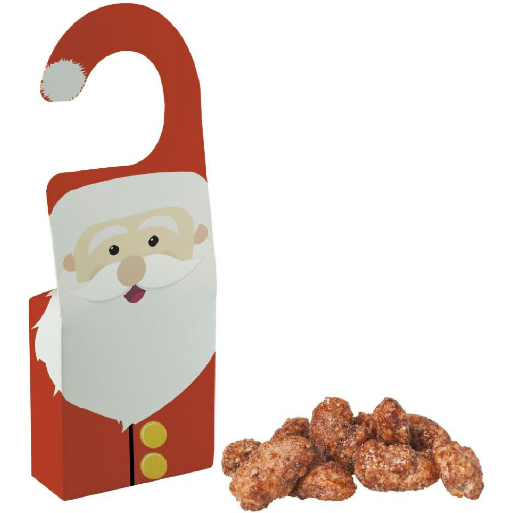 Product image Feuergebrannte Mandeln, ca. 15g, Türhänger Box Werbeartikel