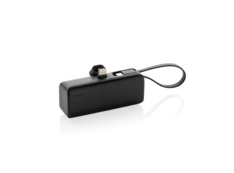 Powerlink 3000mah Powerbank aus RCS rPlastic mit USB-C Kabel bedrucken