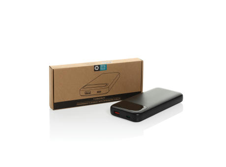 Turbopack 10000mAh Powerbank mit integr. Kabeln aus RCS rABS bedrucken