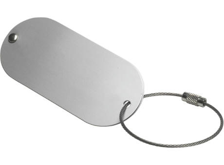 Kofferanhänger aus Metall Isa Werbeartikel