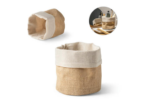 Product image DUCASSE. Mehrzweckbeutel aus Jute (260g/m²) und Baumwolle (120g/m²) bedrucken