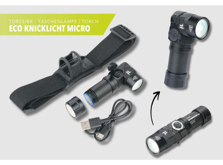 TROIKA Taschenlampe ECO KNICKLICHT MICRO Werbeartikel
