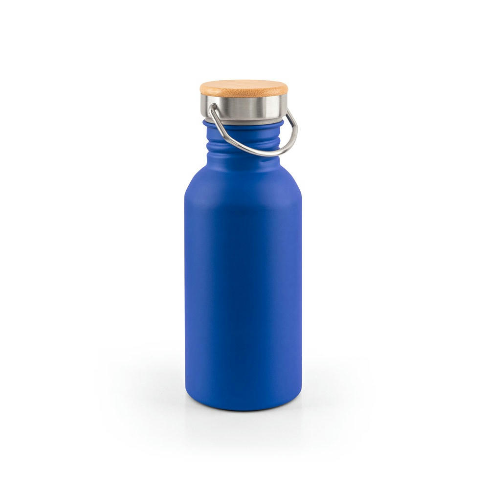 EWING. Edelstahlflasche (90 % recycelt) mit einwandiger Ausführung Werbeartikel