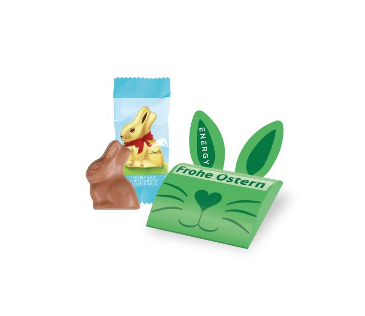 Lindt 2D-Goldhäschen im Werbebriefchen