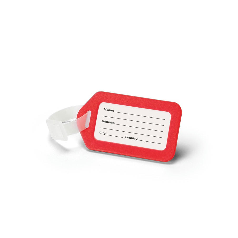 Product image FINDO. Gepäckanhänger aus PP Werbeartikel