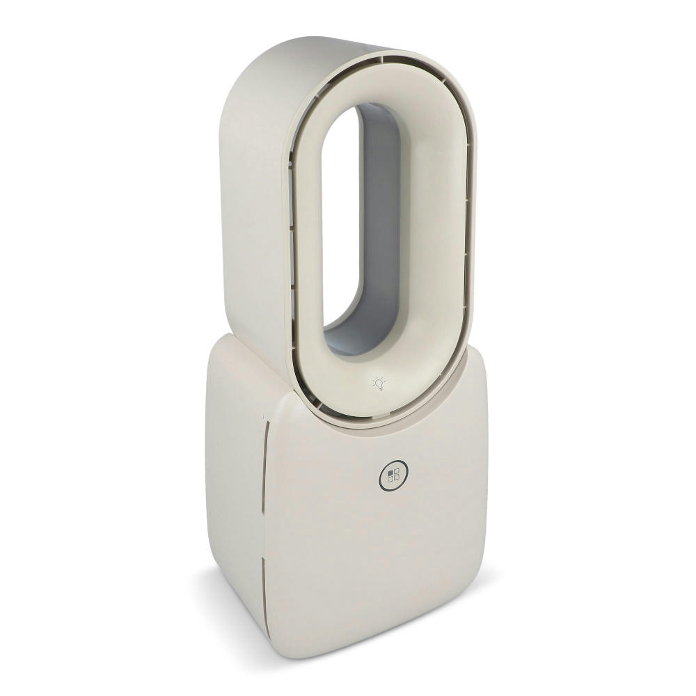 inSideOut Brislux – Rotorloser Softwind-Ventilator mit LED-Licht Werbeartikel
