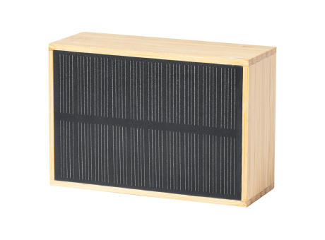 kabelloser Solarstrom-Lautsprecher Mossy Werbeartikel