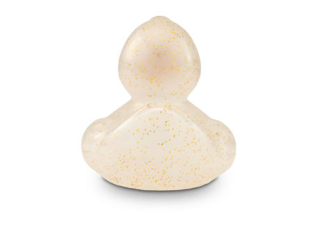 Werbeente Giselle Goldglitzer, ca. 8 cm Werbeartikel