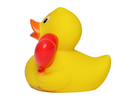 Quietsche-Ente Herzballon Werbeartikel