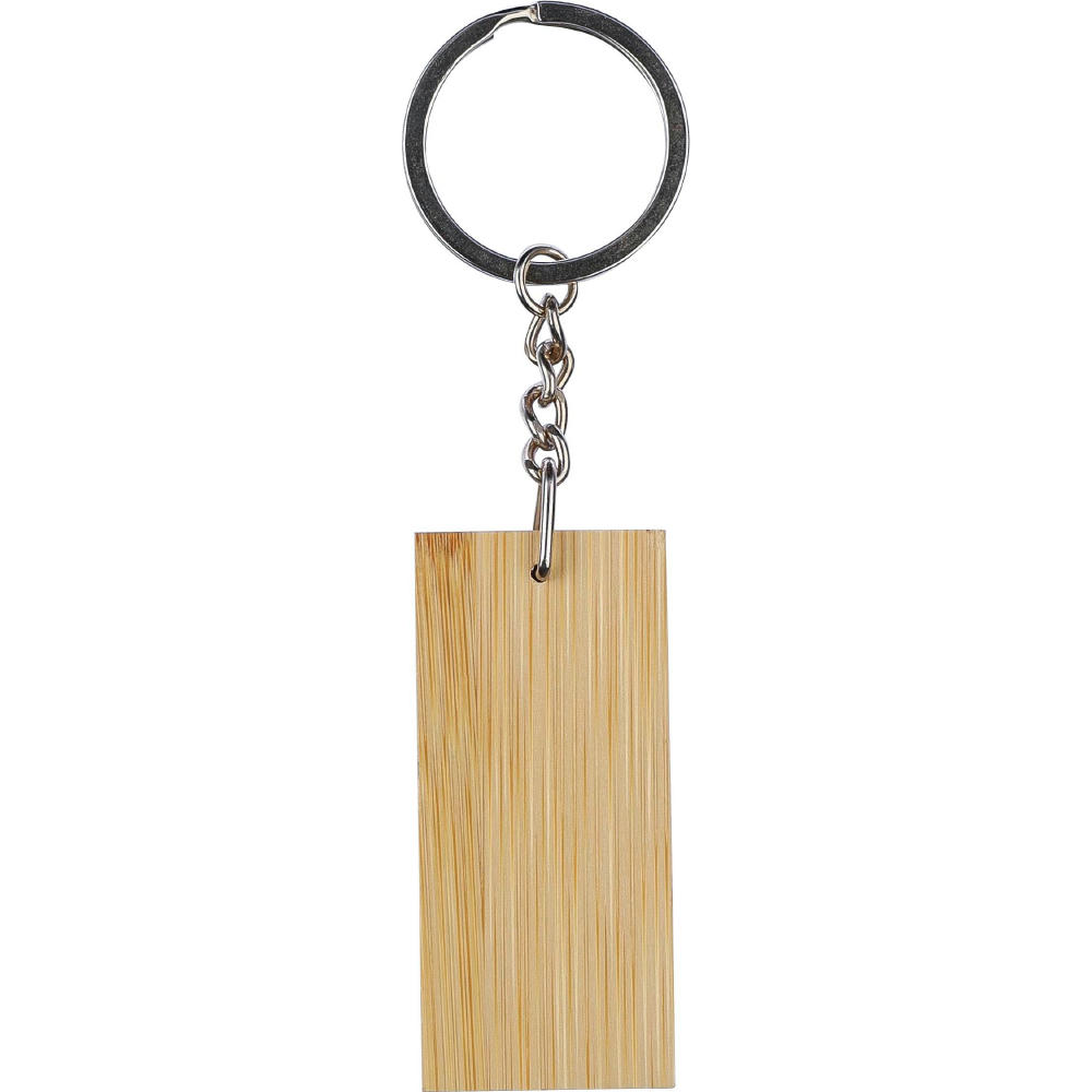 Product image Schlüsselanhänger aus Bambus Geoffrey Werbeartikel