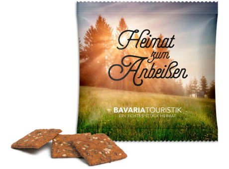 Vollkorn Snack im Werbetütchen Werbeartikel
