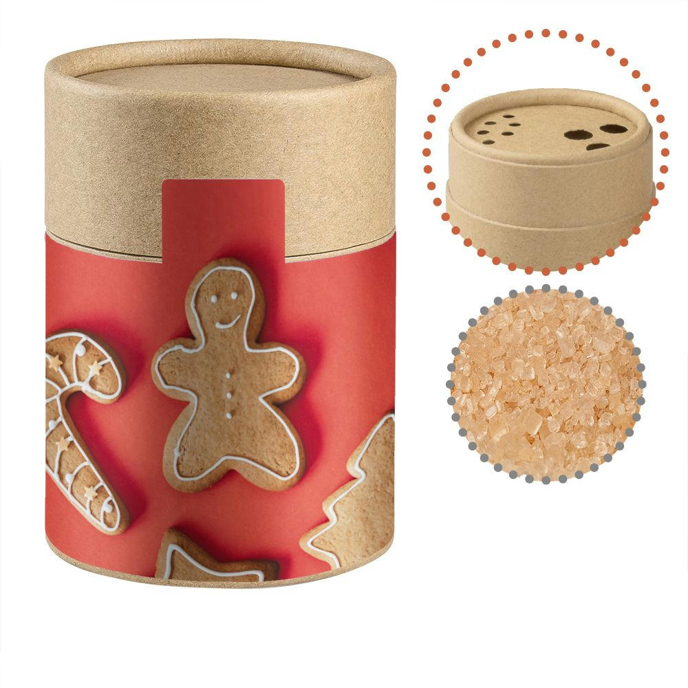 Product image Gewürzmischung Lebkuchen, ca. 85g, Kraftpapierstreuer Midi Werbeartikel
