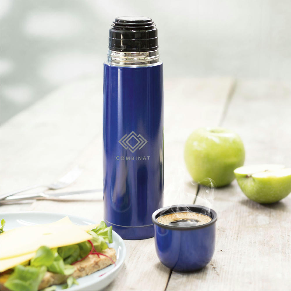 ThermoColour RCS Recycled Steel 500 ml Thermoflasche Werbeartikel