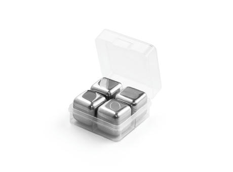 Product image GLACIER. Set mit wiederverwendbaren Würfeln aus rostfreiem Stahl Werbeartikel