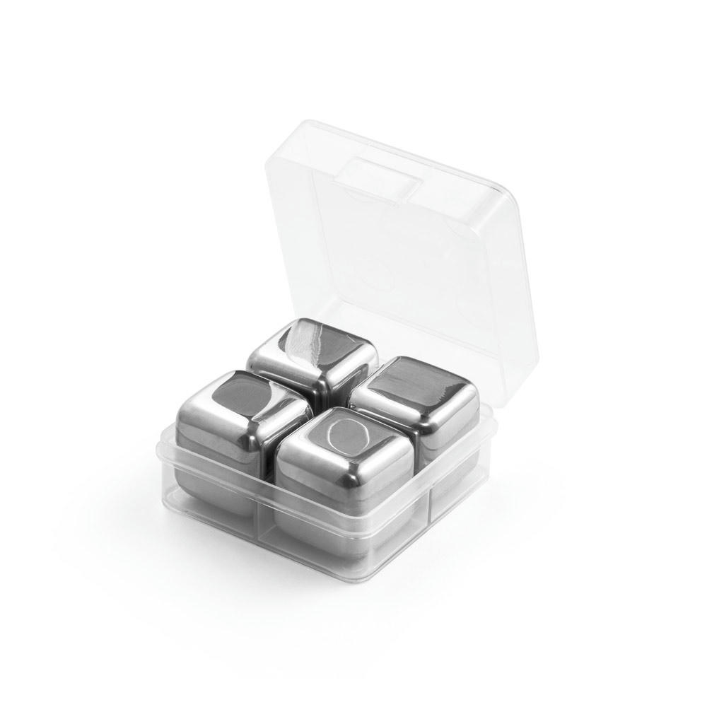 Product image GLACIER. Set mit wiederverwendbaren Würfeln aus rostfreiem Stahl Werbeartikel