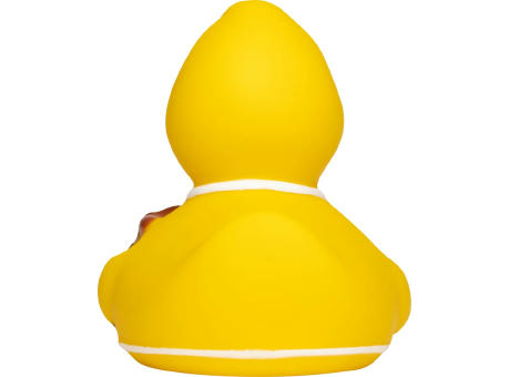 Quietsche-Ente Grillmeister mit Slogan Grillmeister Werbeartikel