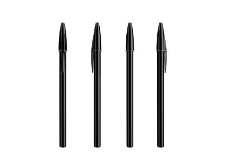 Schwarz / Schwarz / Blaue Tinte