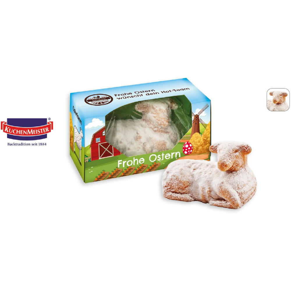 Product image Osterlamm in Werbebox, 1 Stück, Inhalt: Osterlamm Werbeartikel
