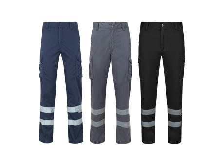 Product image VL DIONYSUS. Multitaschen-Stretchhose (240 g/m²), aus Baumwolle (46 %), EME (38 %) und Polyester (16 %) Werbeartikel