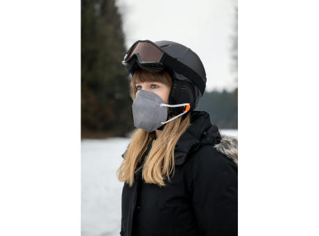 Maskenhalterung "Helm" 2er Set Werbeartikel