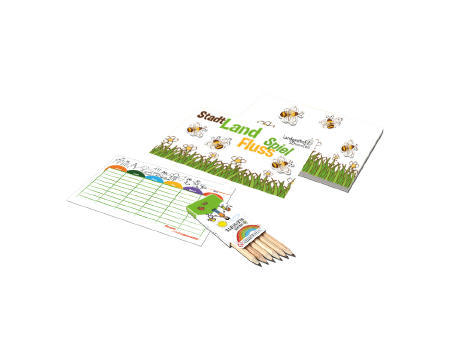 Product image Stadt-Land-Fluss - Set - individuell - Digitaldruck 4/0-c Werbeartikel