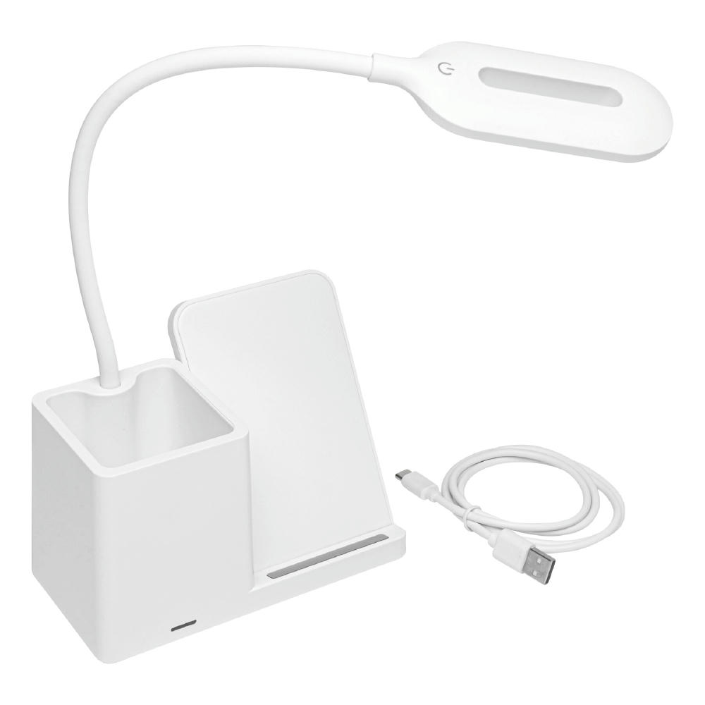 Product image LIGHT & CHARGE - Schreibtisch-Lampe mit Ladestation Werbeartikel