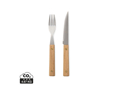 VINGA Paso 8-teiliges Grill-Besteck-Set Werbeartikel