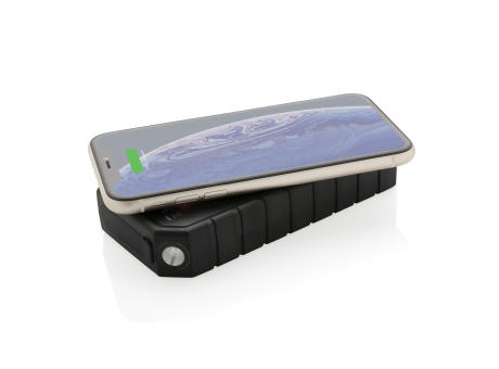 10.000 mAh Solar-Powerbank mit 10W Wireless aus RCS Plastik bedrucken