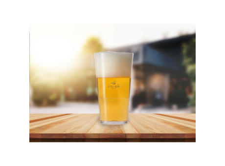 HappyGlass Mister Vincent Bierglas Tritan 330 ml Werbeartikel