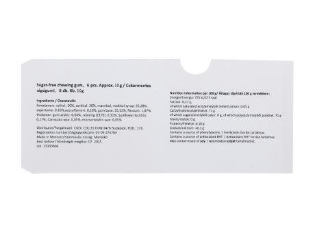 Individuell bedruckbarer Kaugummiblister CreaChew 6 Werbeartikel