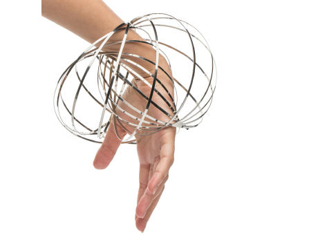 Kinetic Spring Toy REFLECTS-FLOWRING Werbeartikel