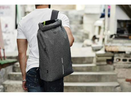 Urban schnitthemmender Anti-Diebstahl-Rucksack bedrucken