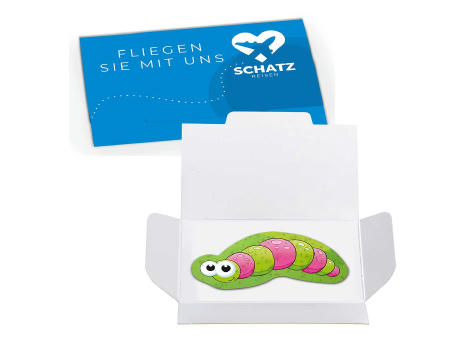 Product image Samenpapier lustige Tierchen - Raupe Wanda Werbeartikel