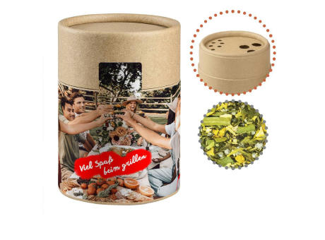 Product image Gewürzmischung BBQ Kräuter Rub, ca. 50g, Kraftpapierstreuer Midi Werbeartikel