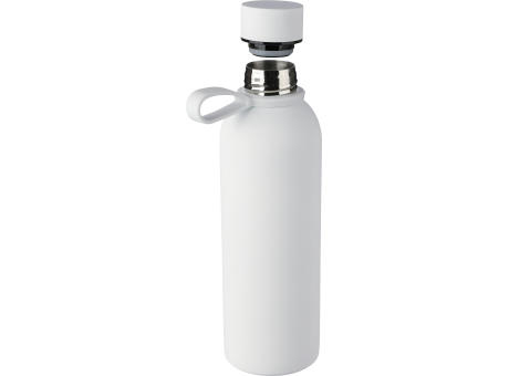 Doppelwandige Trinkflasche aus recyceltem Edelstahl (500 ml) Sena Werbeartikel