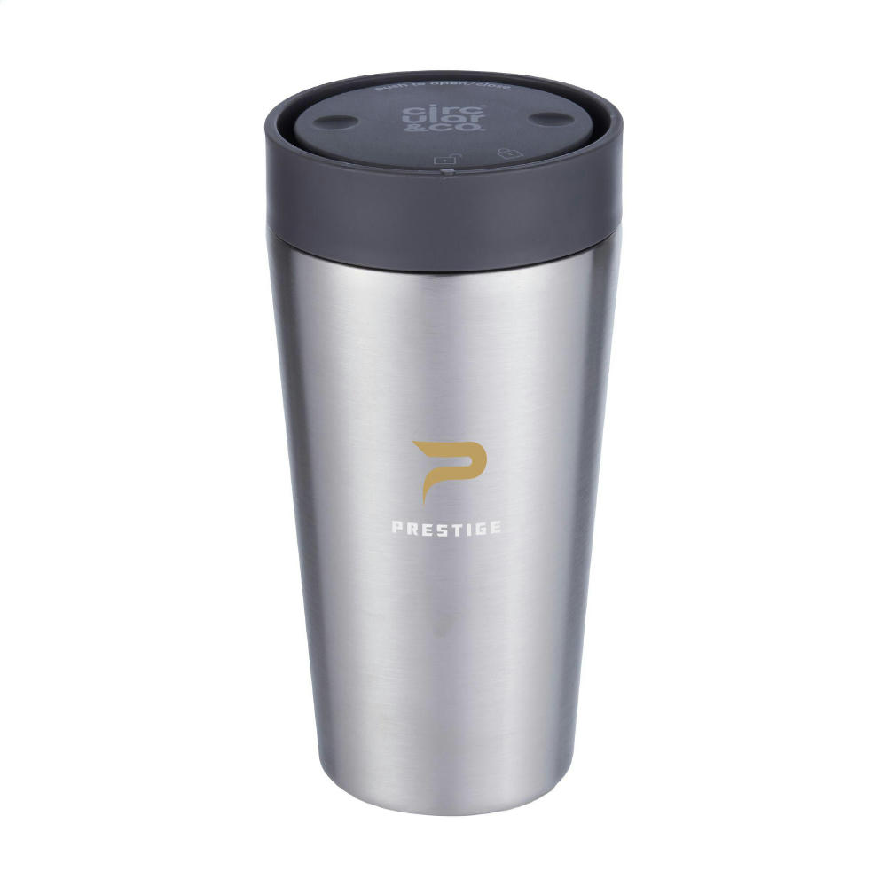 Circular&Co Recycled Stainless Steel Coffee Cup 340 ml Werbeartikel