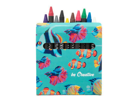 Individuelles Wachsmalstifte-Set (12 Stk.) Craxon 12 Werbeartikel