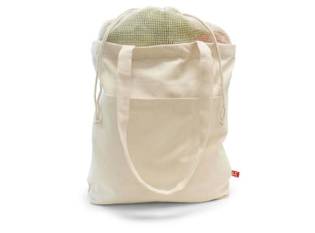 BRISBANE - Schwere Baumwolltasche mit Netz bedrucken