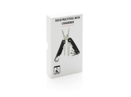 Solid Multitool mit Karabiner Werbeartikel