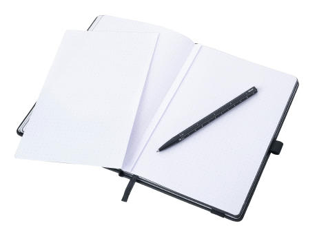 TROIKA Notizblock BLACK SLIMPAD A5 Werbeartikel